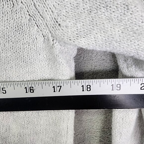 Womens White Red American Eagle Knit Sweater Retro Mock Neck Long Sleeve Size M - Picture 10 of 12